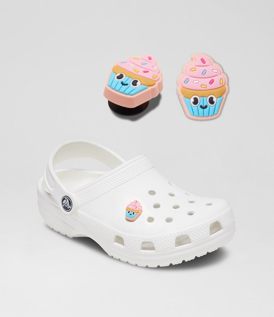 Cupcake With Smile Pink Rubber Jibbitz