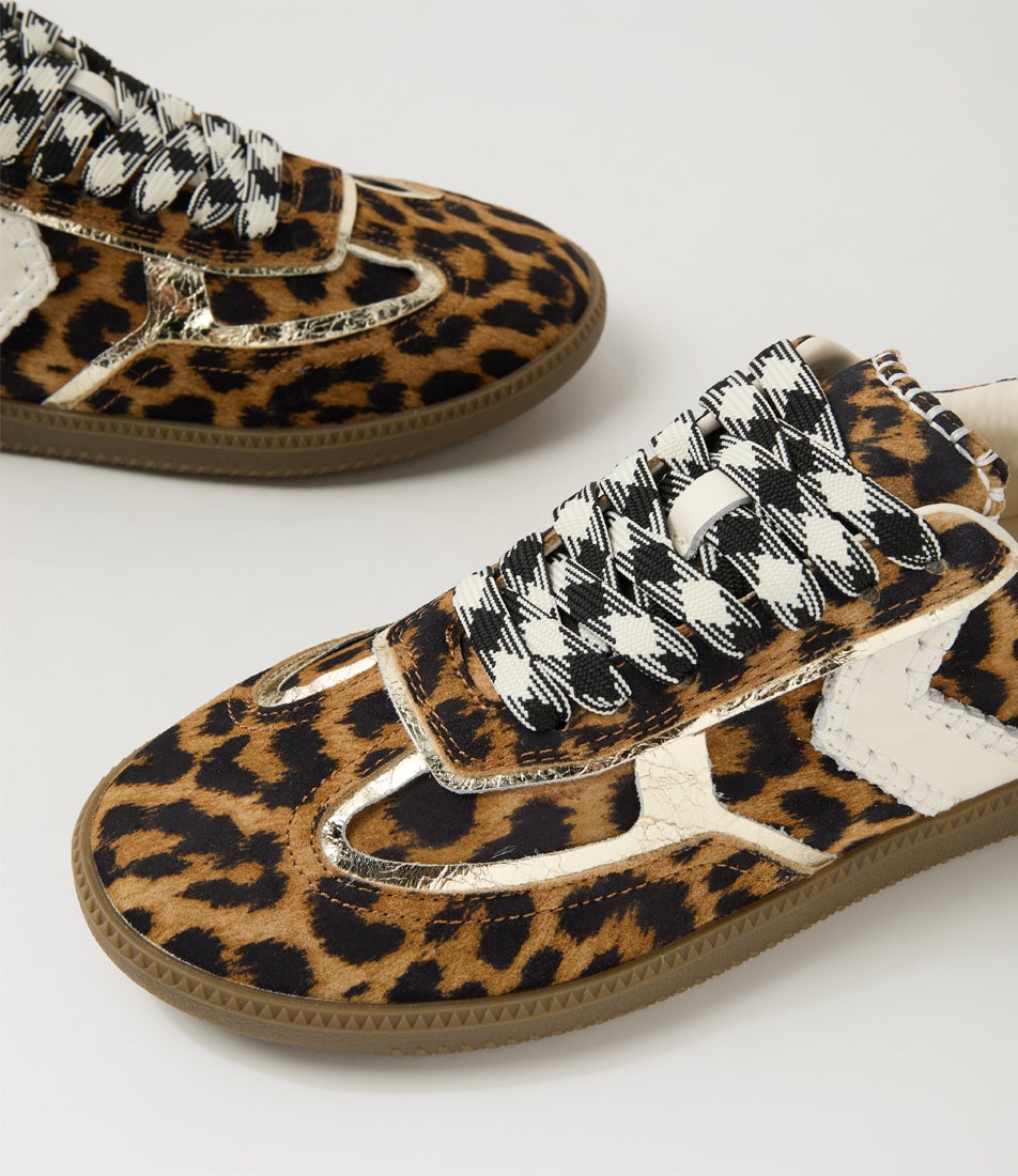 Generous Leopard Mix Leather Sneakers