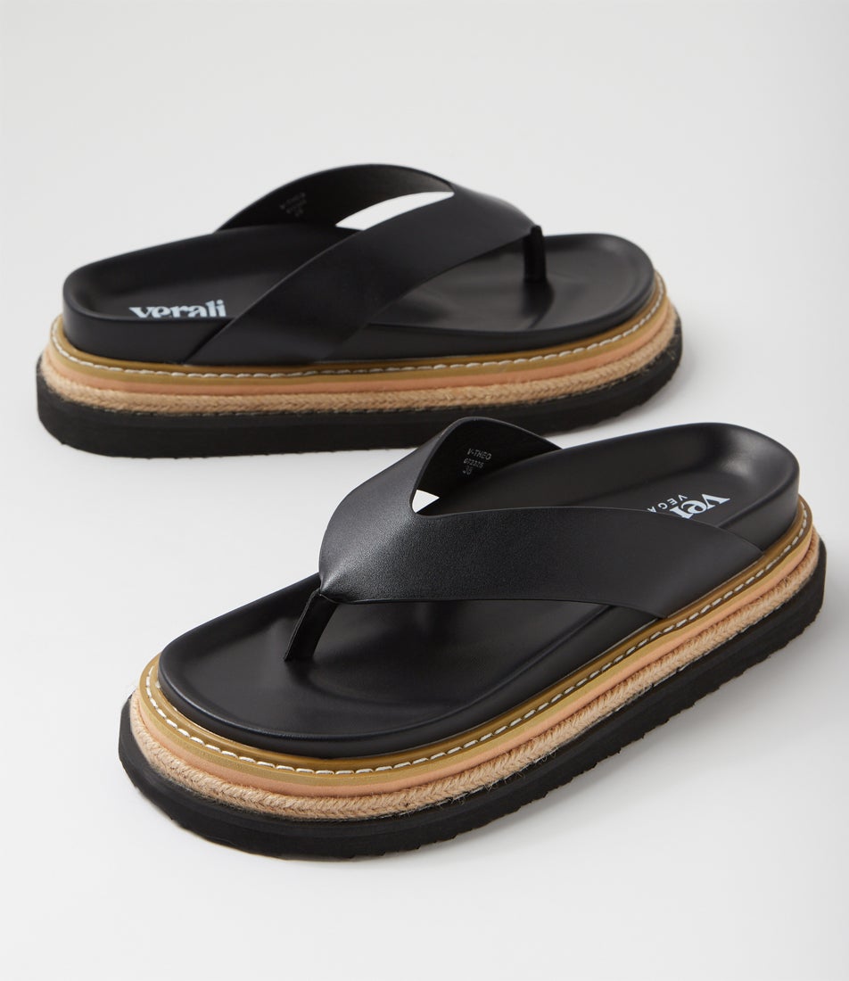 Theo Black Thongs