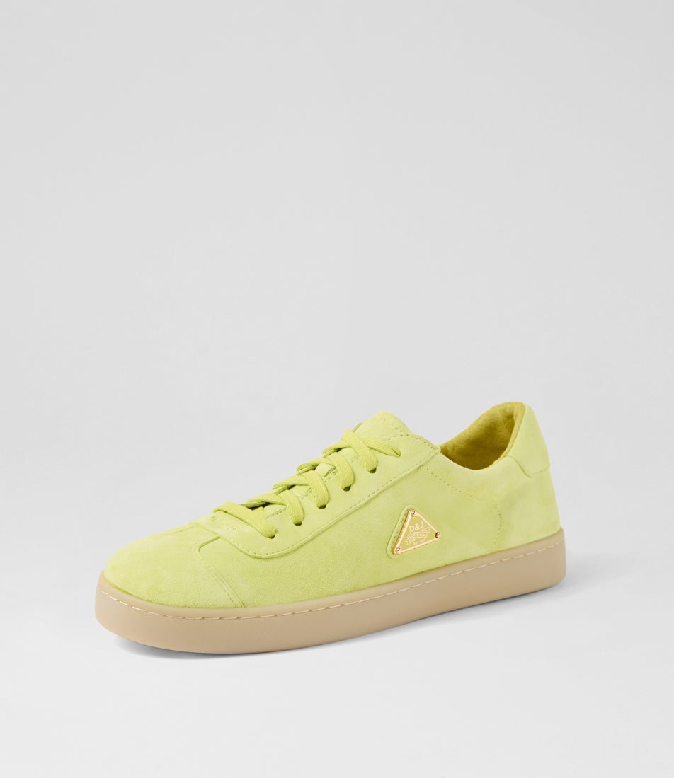 Haltar Light Citrus Beige Suede Sneakers
