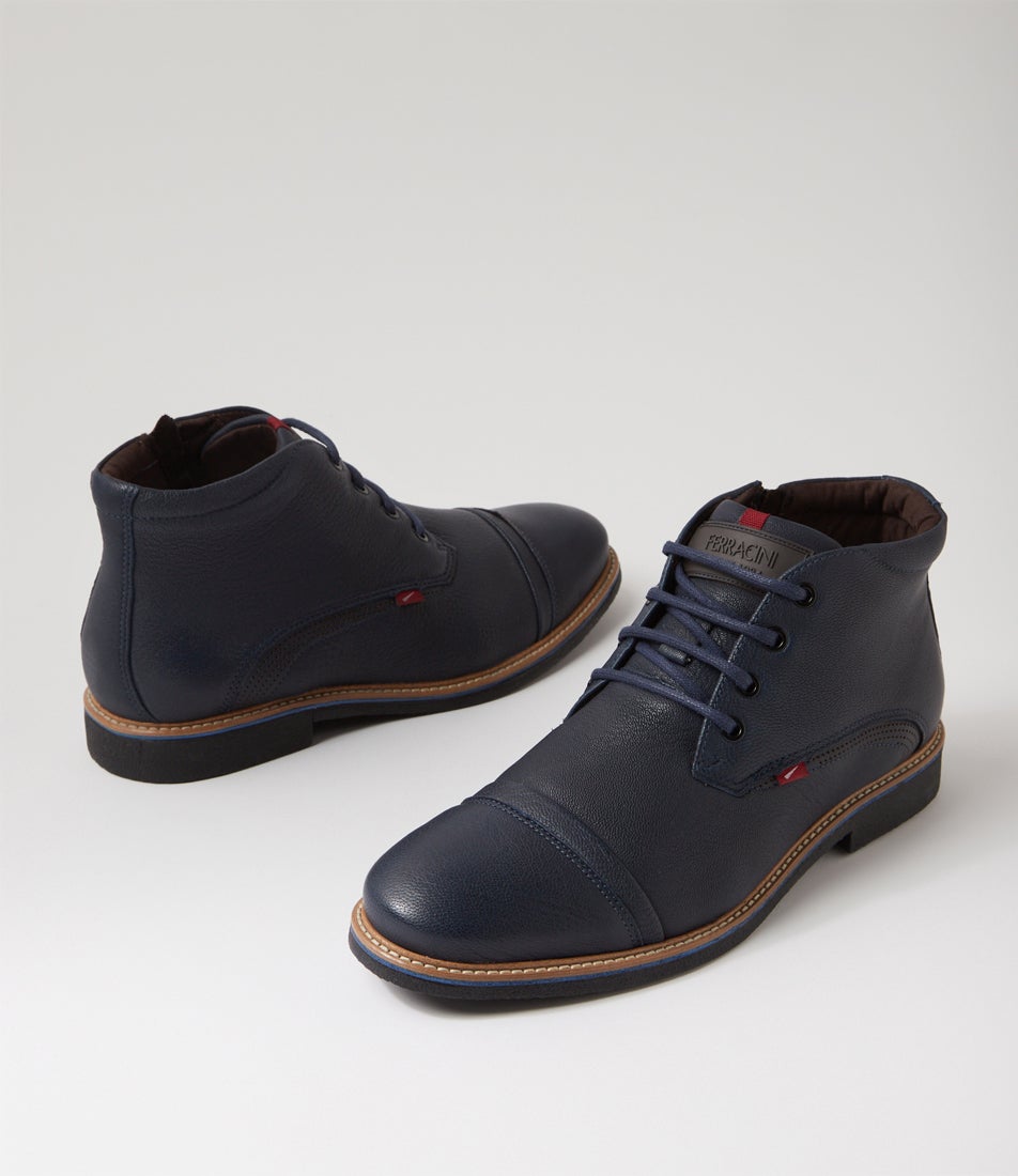Orson Marinho Leather Lace Up Boots