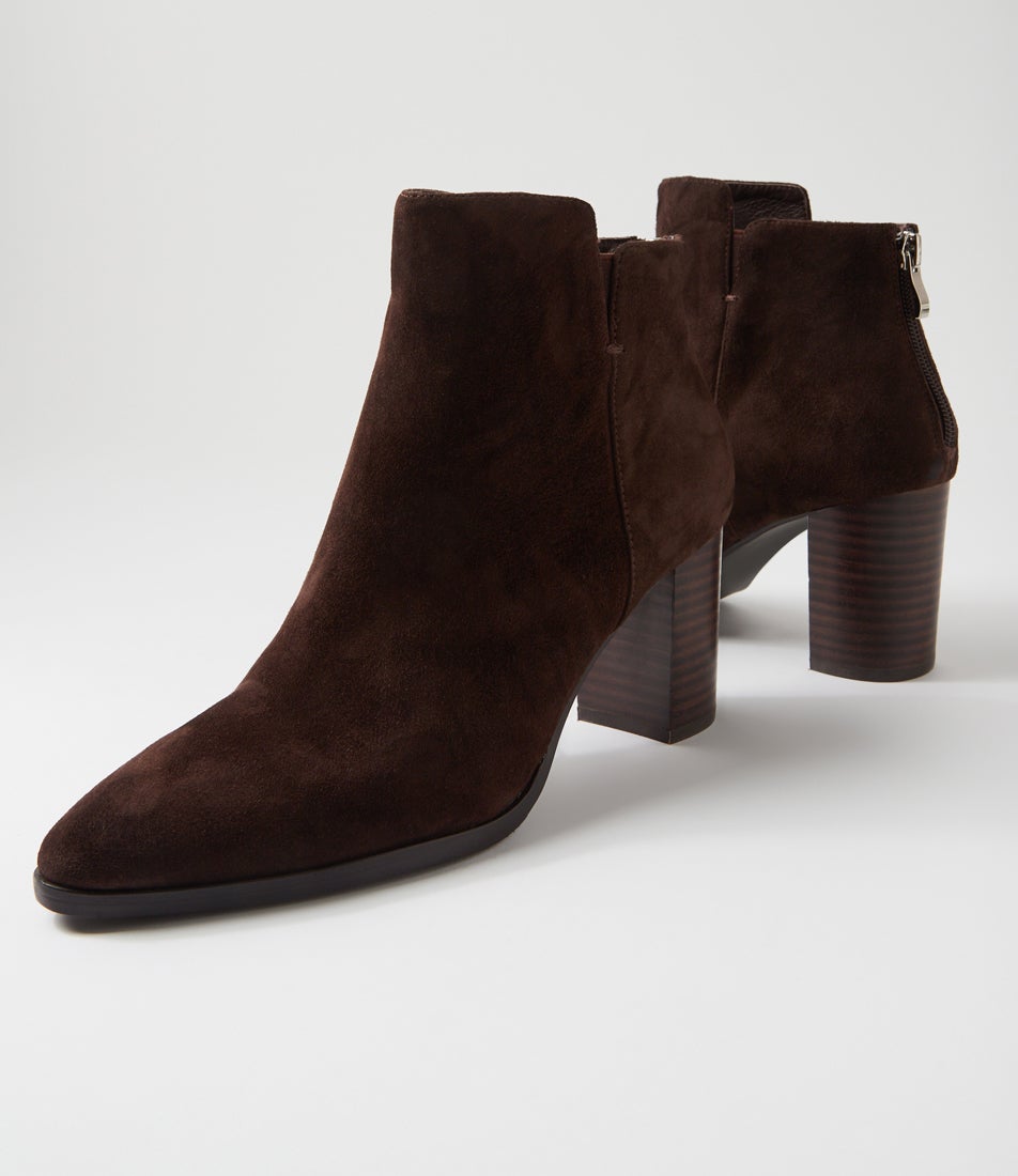 Astron Choc Suede Ankle Boots