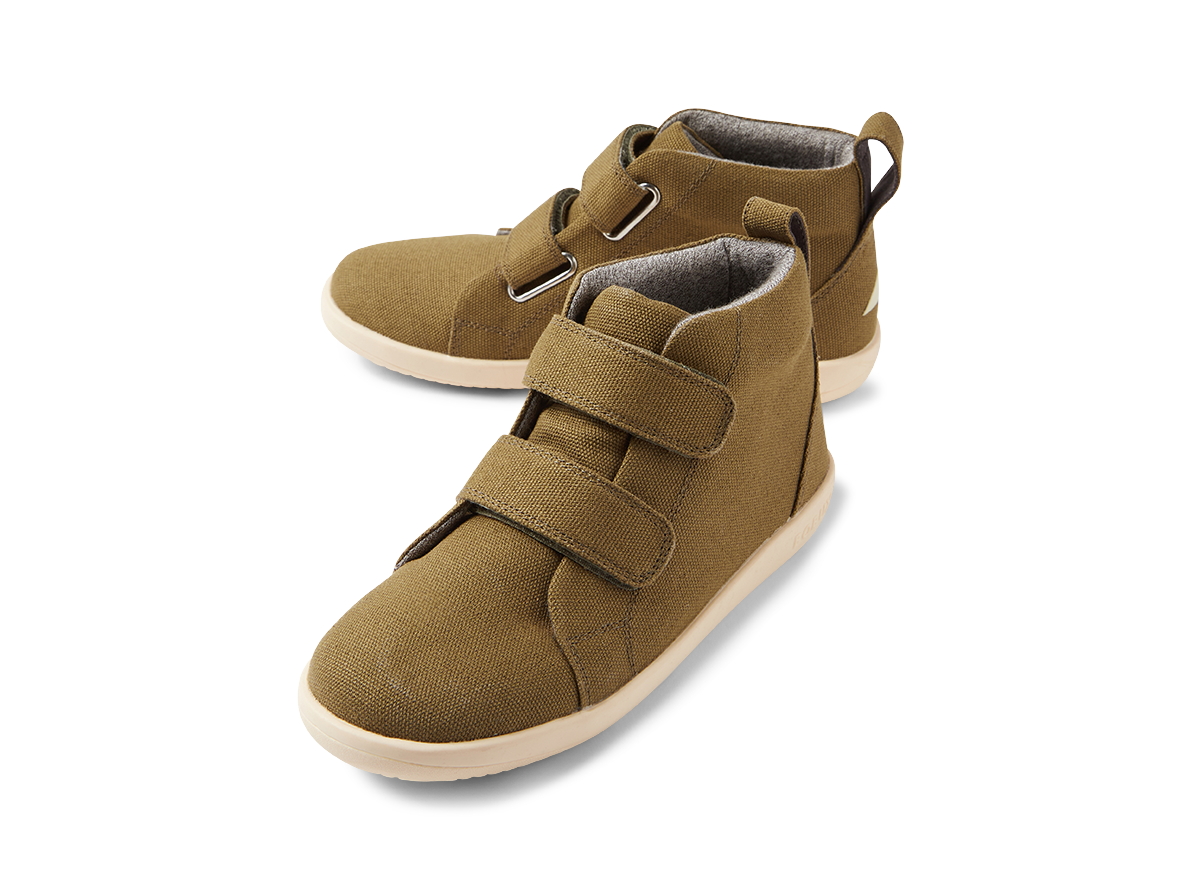 Kp Grass Junior Court High Canvas Sea Kelp Canvas Ankle Boots