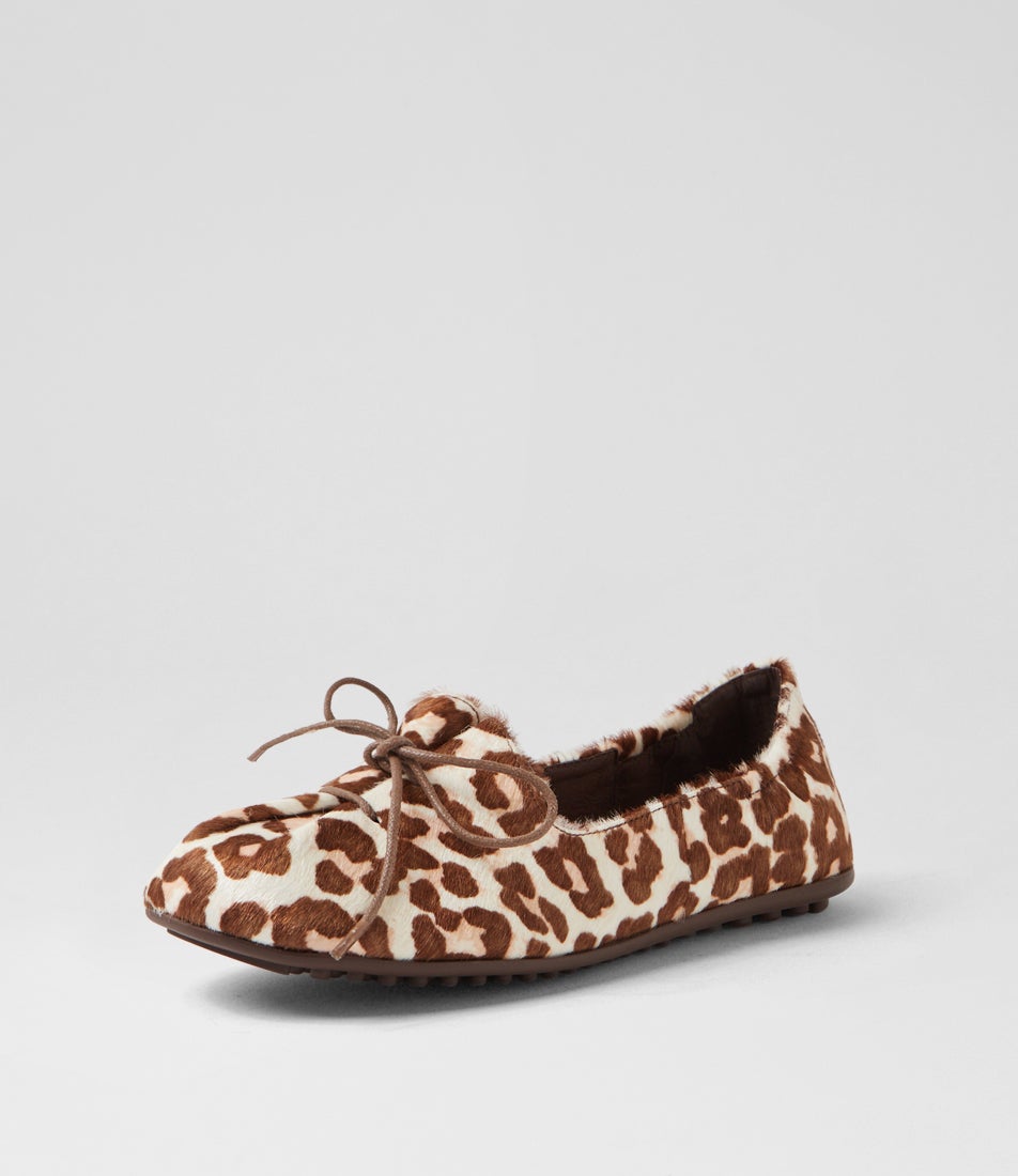 Ballad Light Leopard Pony Loafers