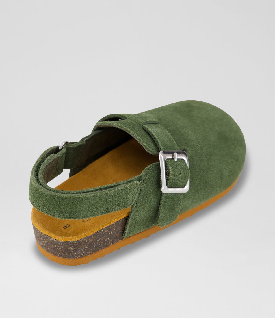 Frankie Toddler Cypress Leather Sandals