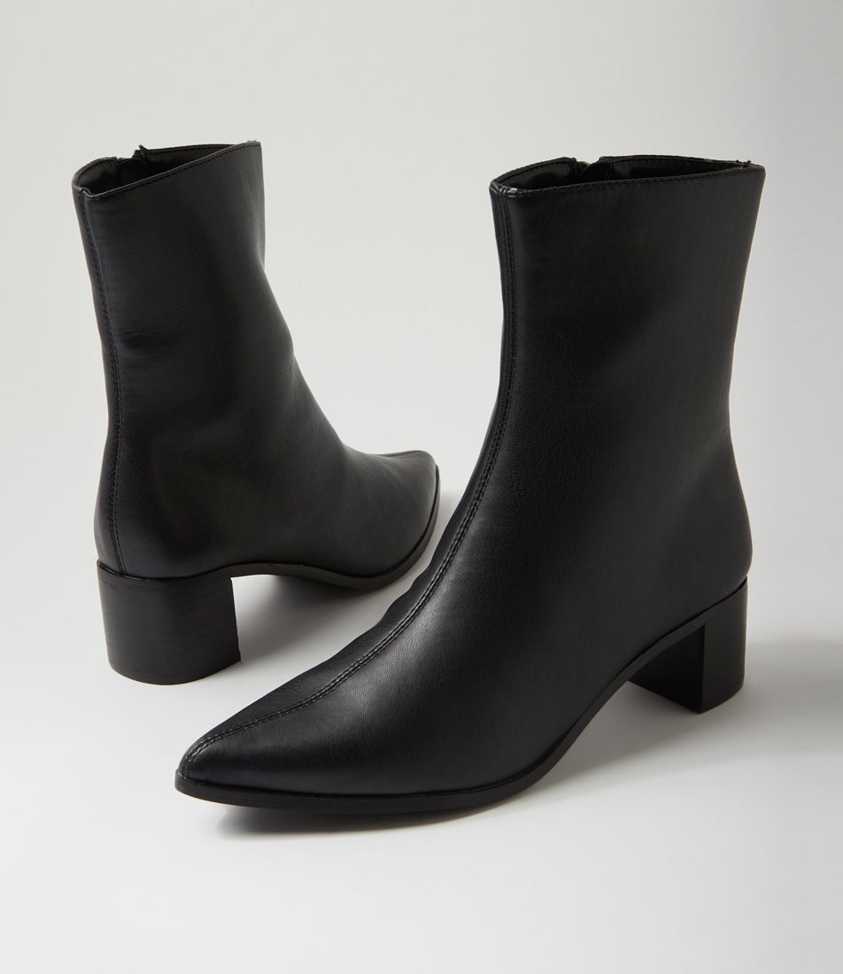 Paige Black Ankle Boots