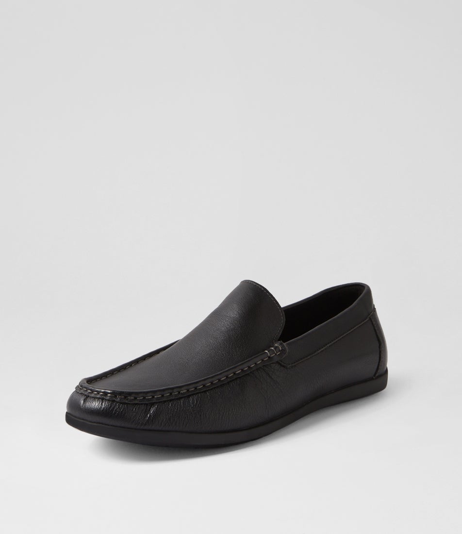 Eliot Black Leather Flat Shoes Eliot Black Leather Flat Shoes