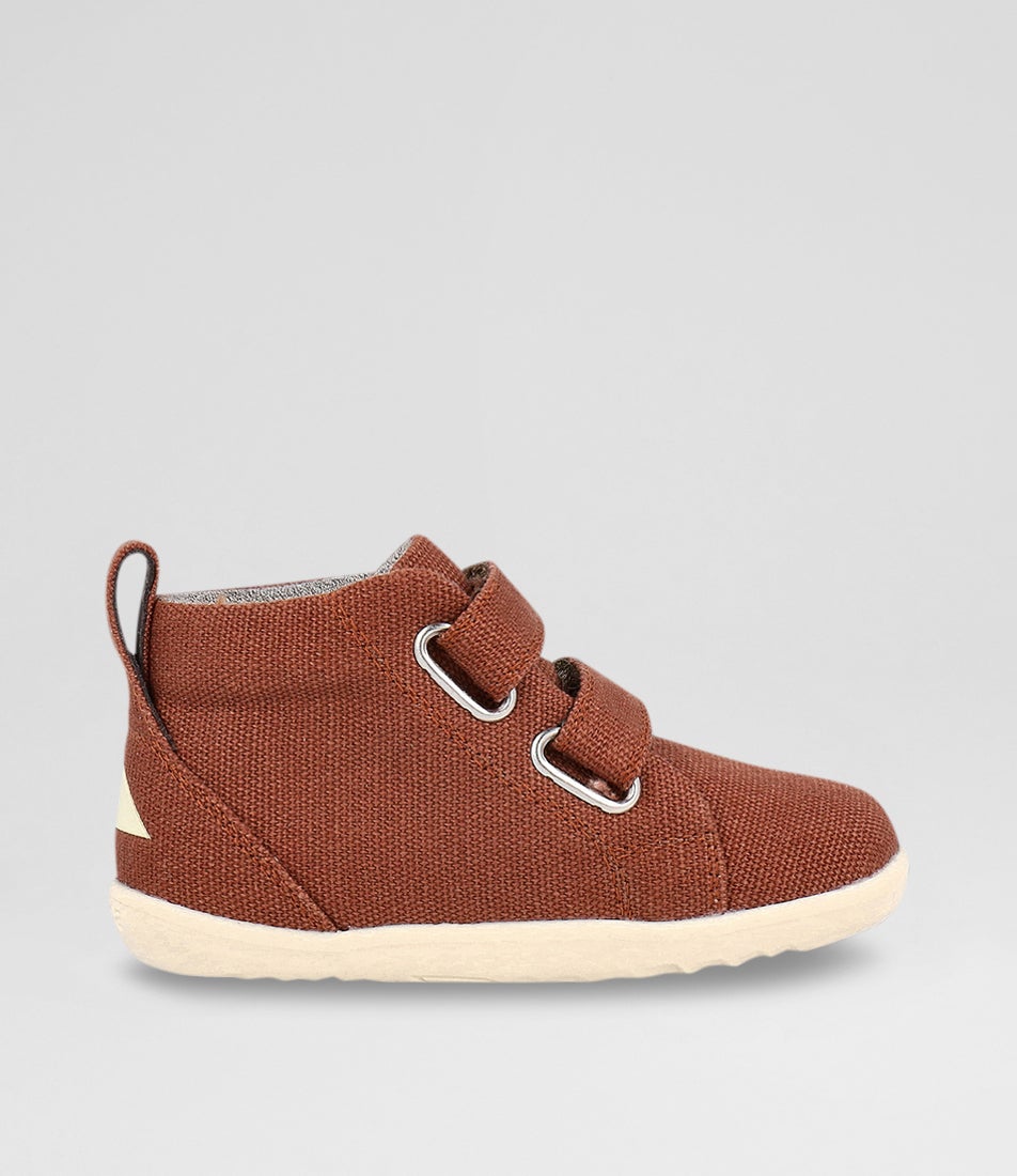 Su Grass Court High Infant Nutshell Canvas Ankle Boots
