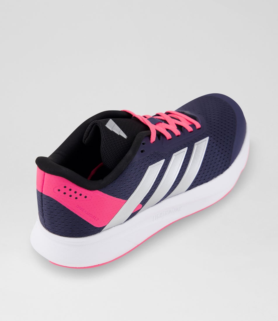 Duramo Youth Navy Silver Fabric Sneakers