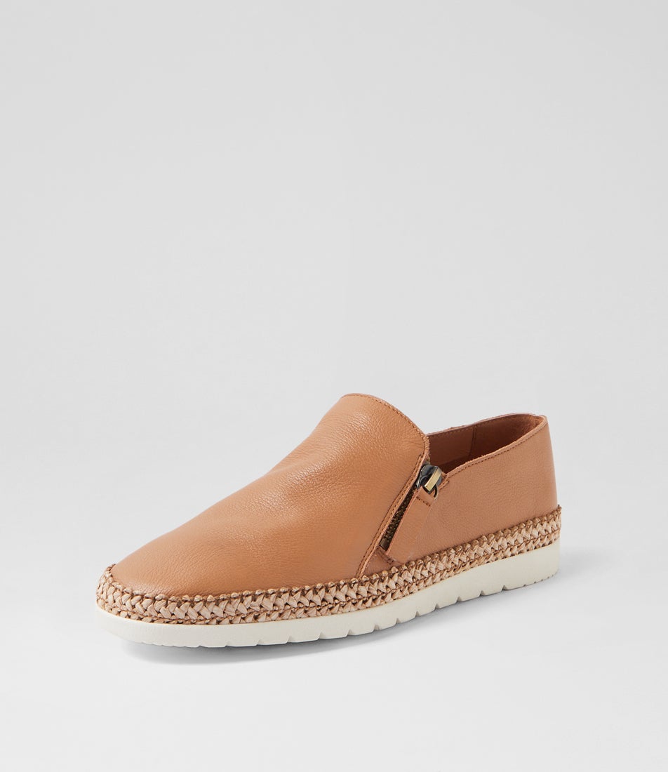 Ashli Light Tan Multi Flat Shoes