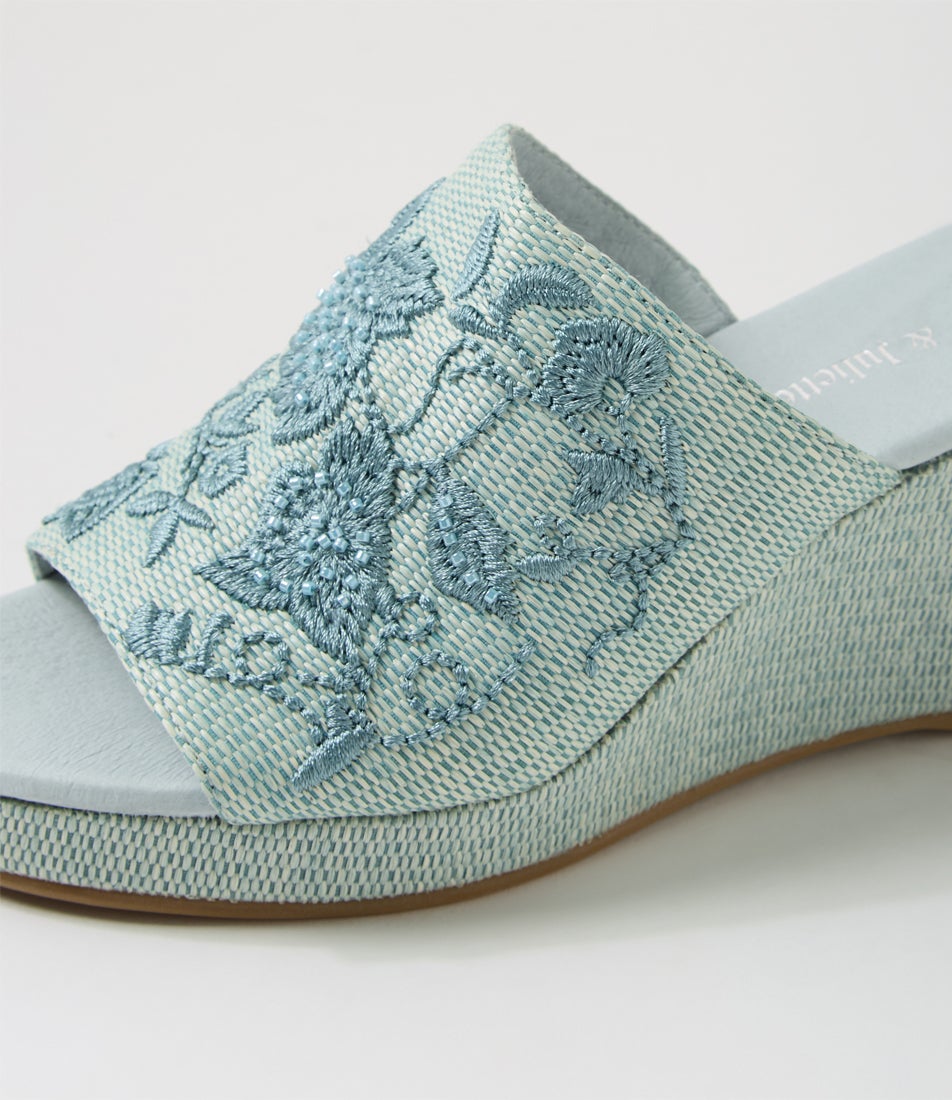 Pixiel Denim Fabric Sandals