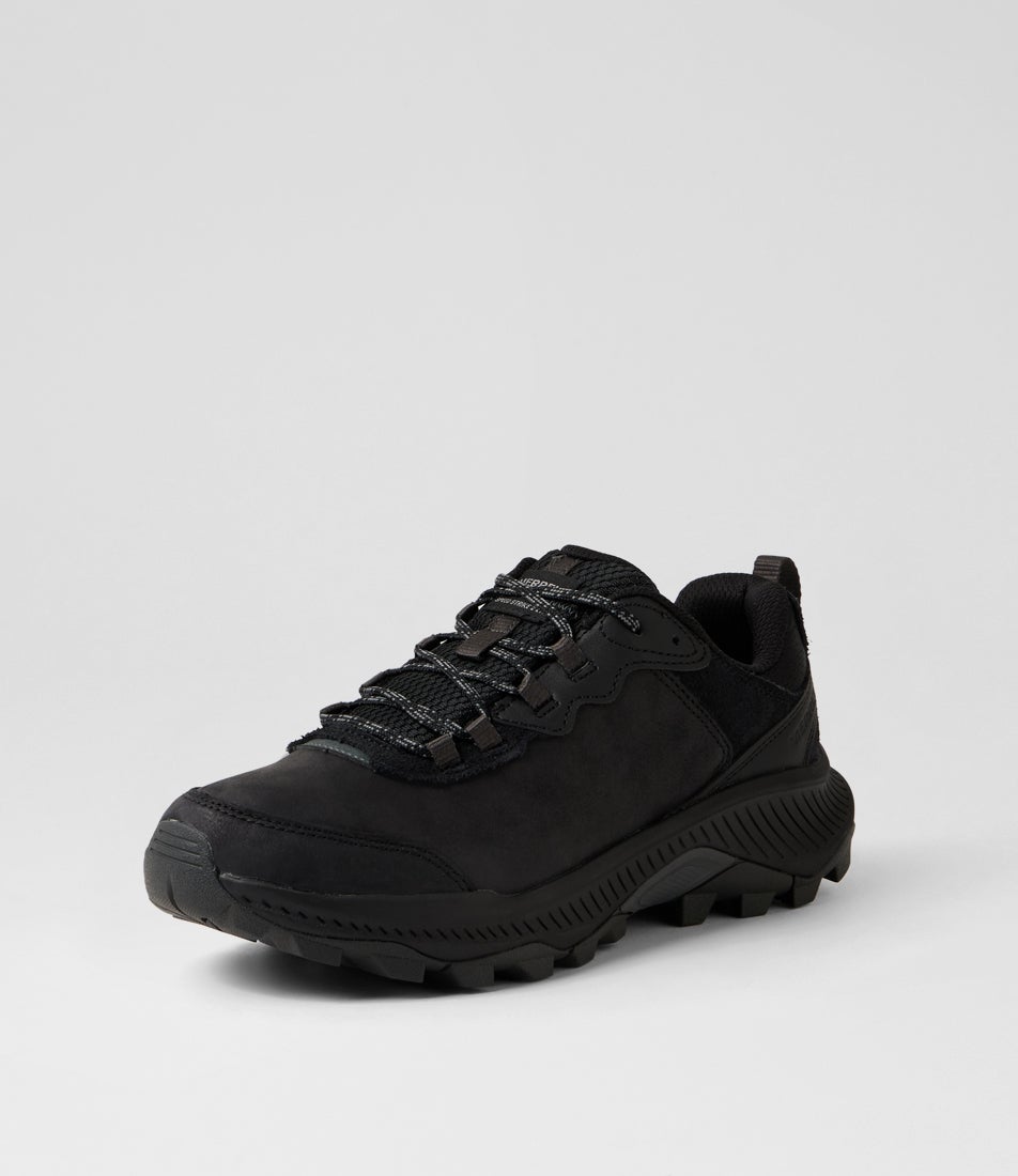 Speed Strike 2 W Black Leather Sneakers