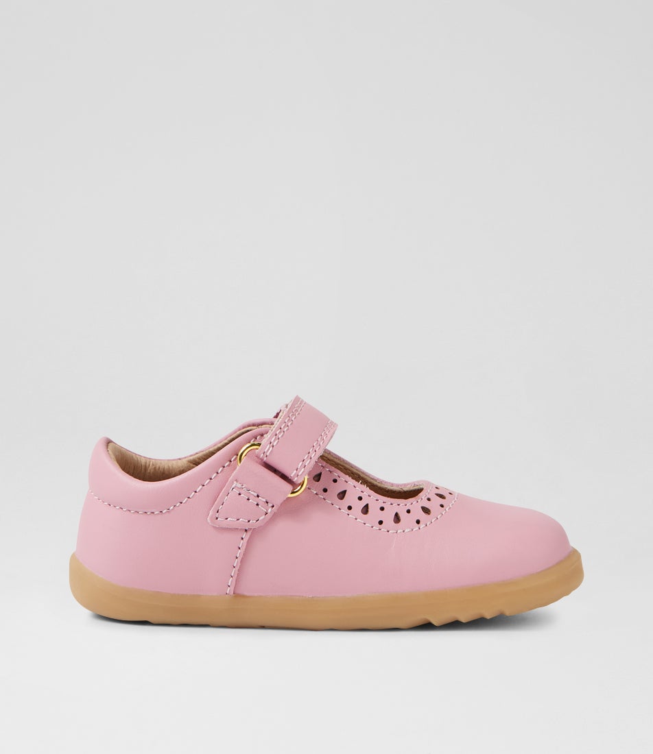 Su Lola Lilas Leather Flat Shoes