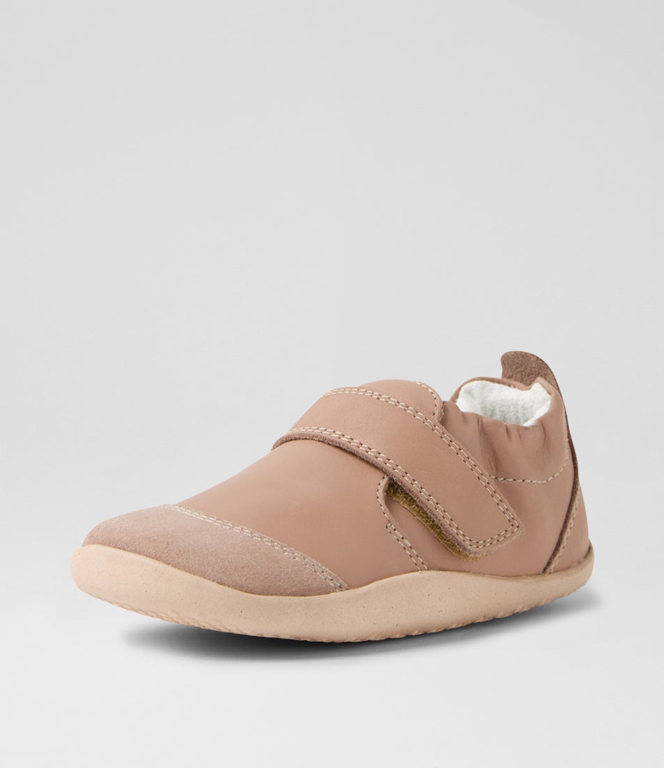 Xp Marvel Infant Warm Taupe Leather Flat Shoes