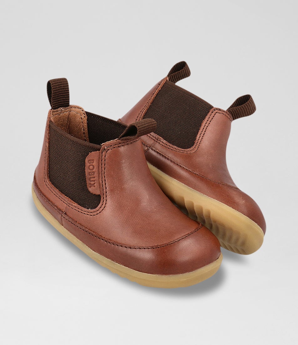 Su Traveler Infant Toffee Leather Chelsea Boots