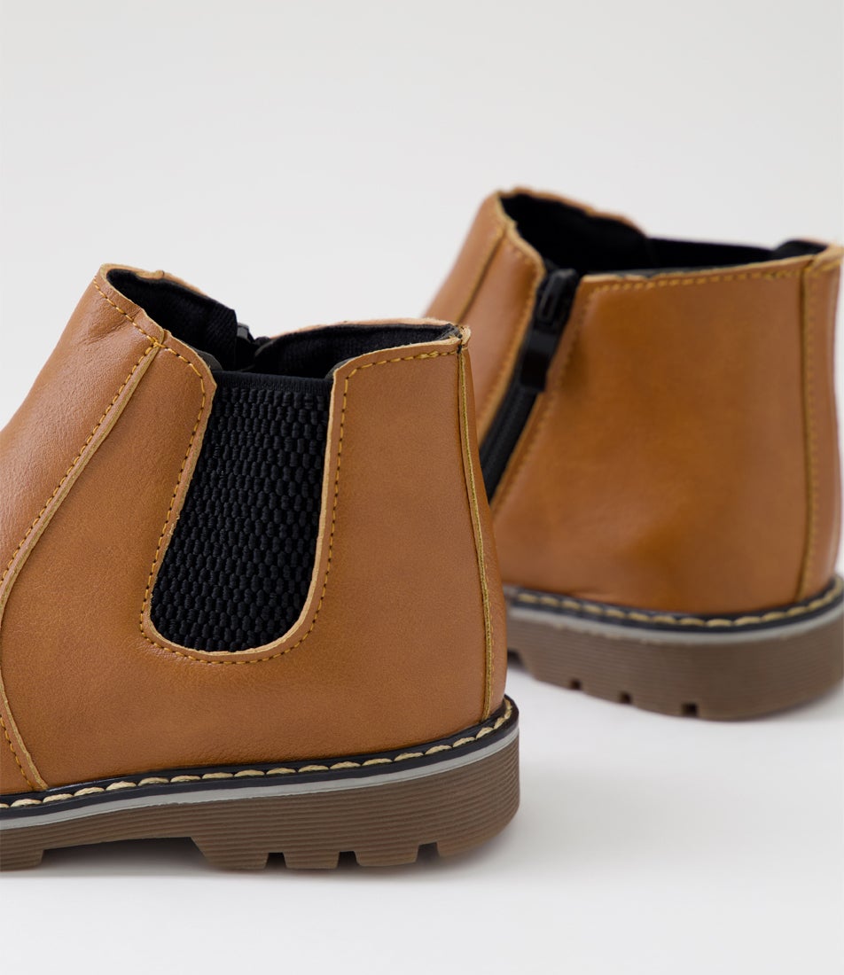 Fenix Boot Toddler Tan Chelsea Boots
