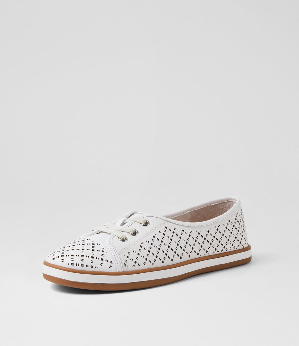 Arrinest White Gum Leather Sneakers Arrinest White Gum Leather Sneakers
