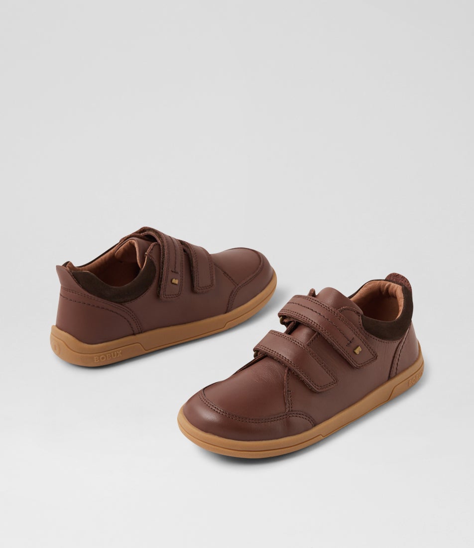 Kp Timber Low 2 Junior Toffee Leather Flat Shoes