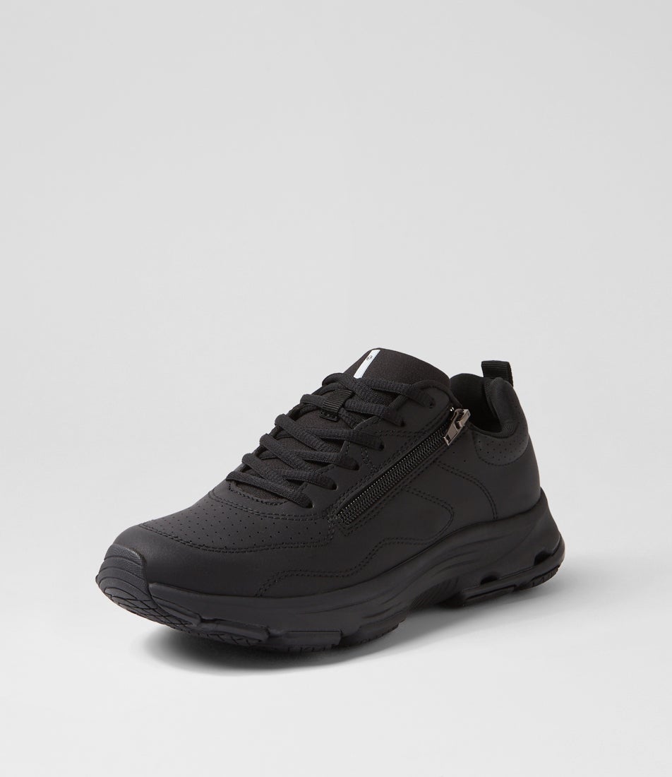 Willin Black Fabric Sneakers