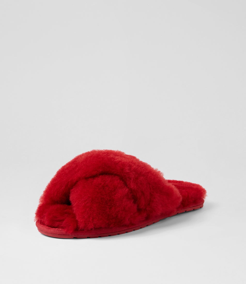Mayberry Cherry Suede Sandals