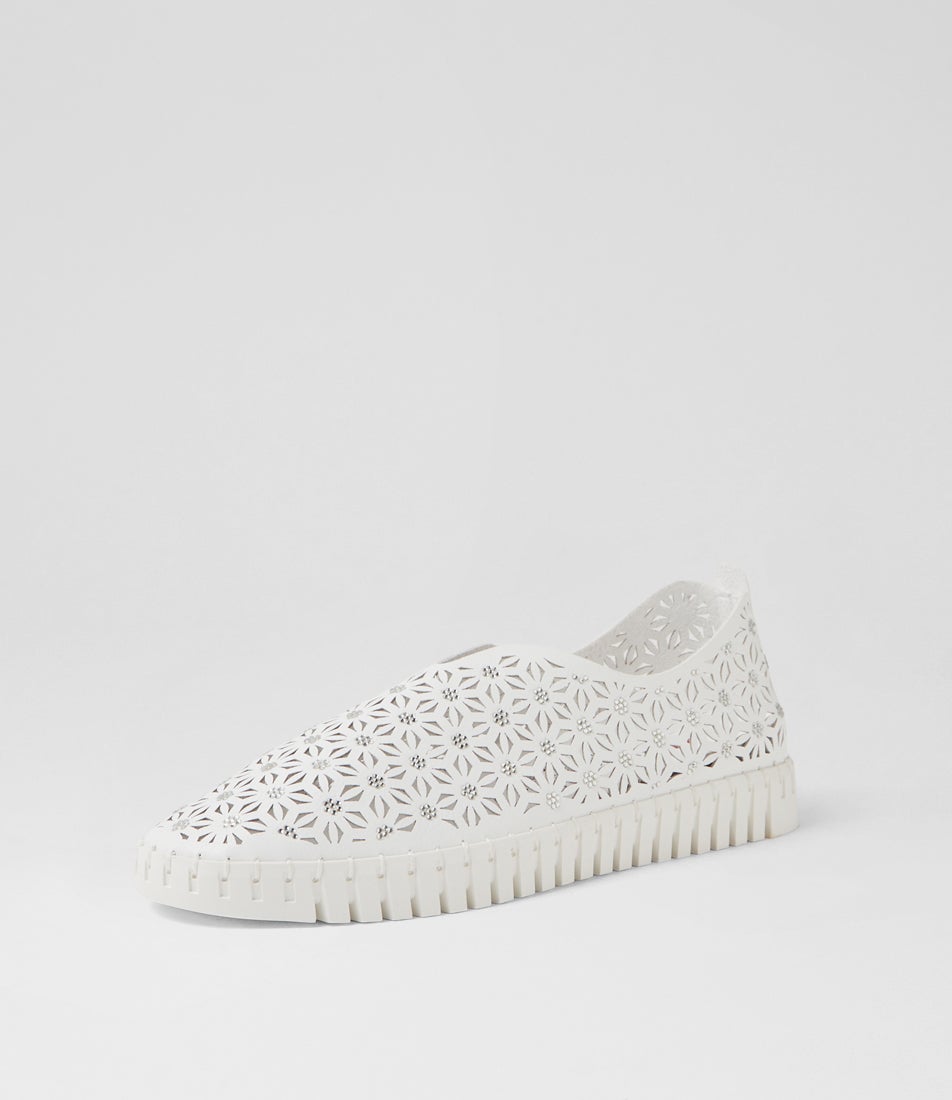Udell White Flat Shoes Udell White Flat Shoes