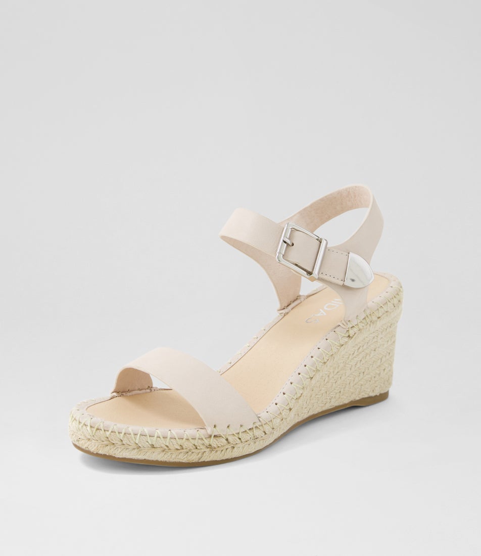 Gabrill Almond Leather Sandals