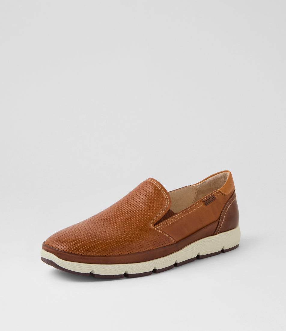 Fuencarral 21 Brandy Leather Flat Shoes