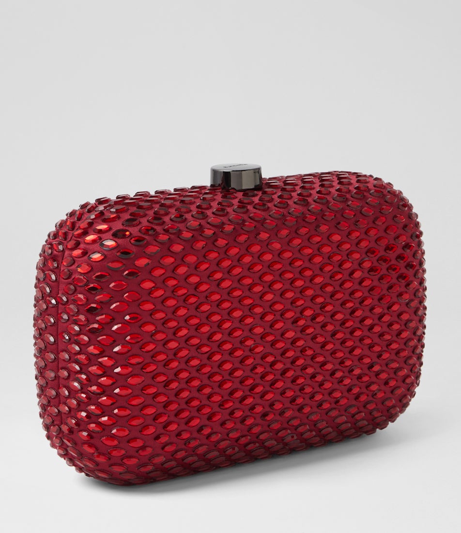 Brooks Burgundy Clutch