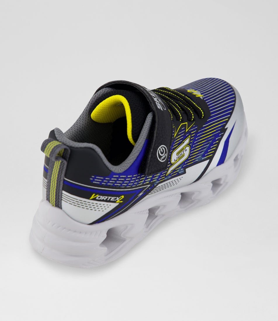 Vortex 2 Junior Navy Grey Fabric Sneakers