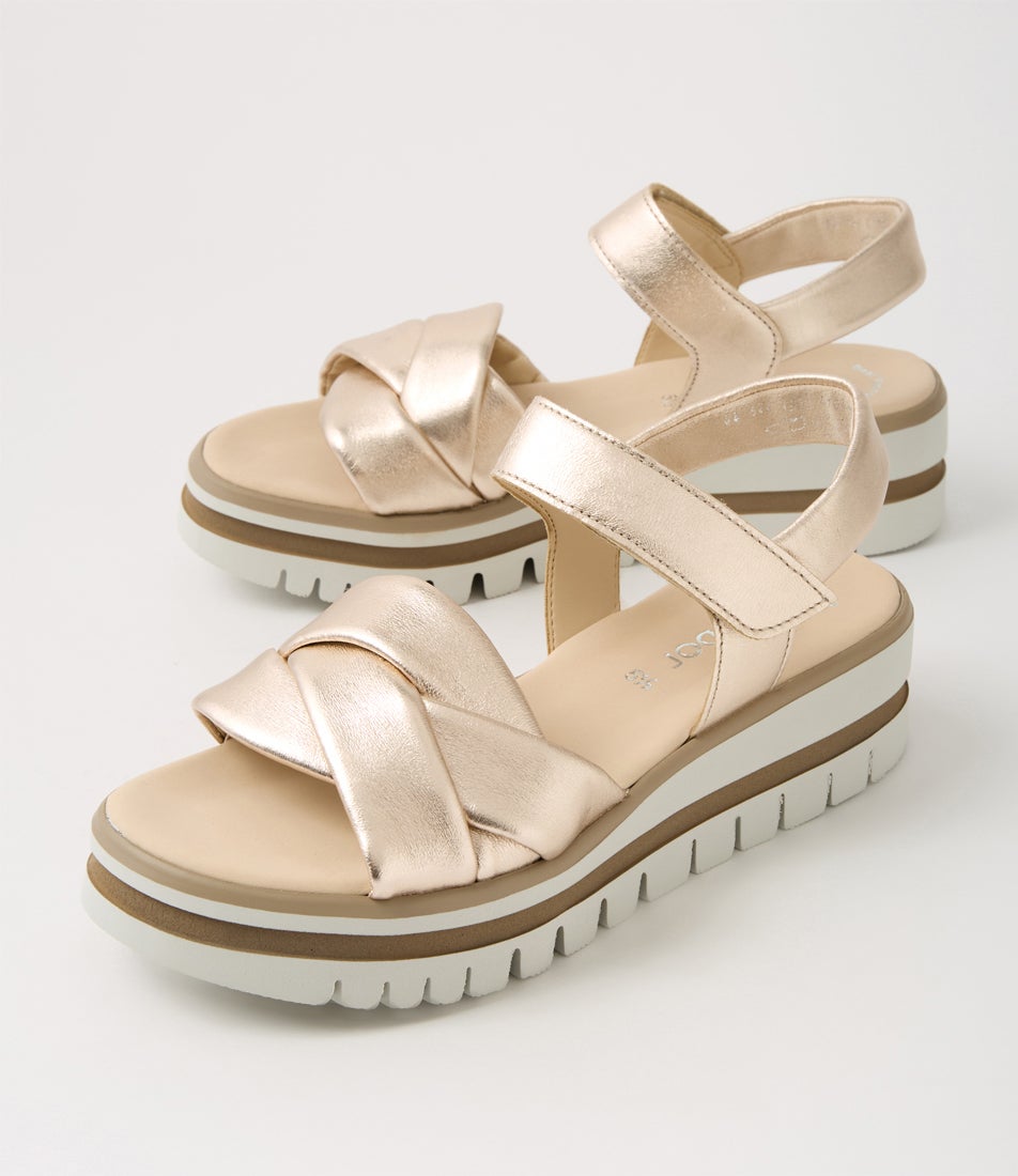 Karlee Puder Leather Sandals