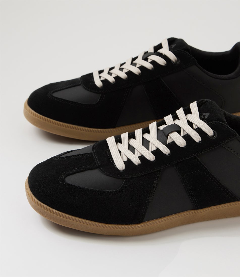 Comrade Black Leather Sneakers Comrade Black Leather Sneakers