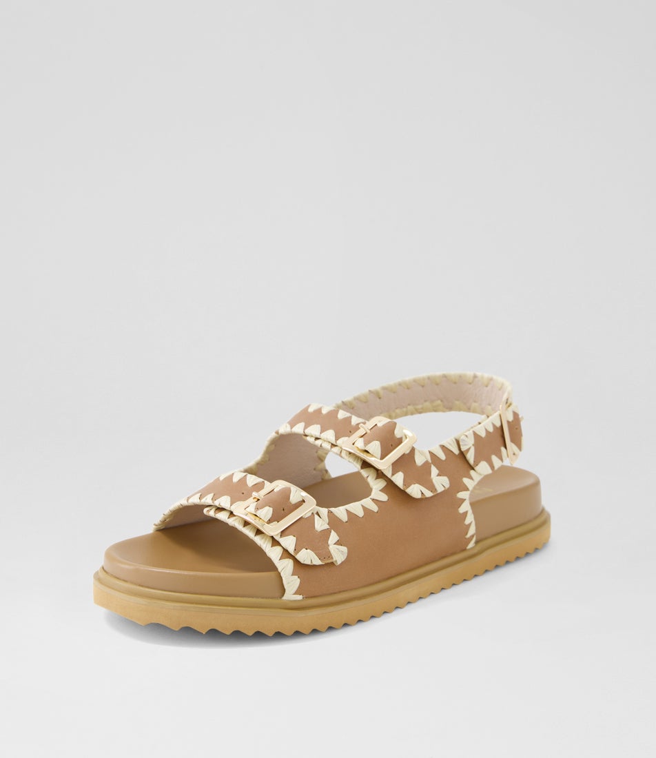 Alice Tan Leather Sandals