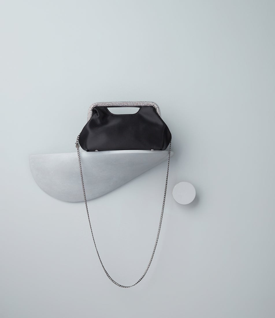 Eleanor Black Fabric Bag