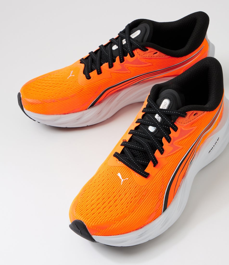 Velocity Nitro 4 M Heat Fire Black Mesh Sneakers