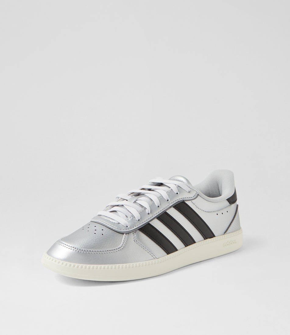Breaknet Sleek W Matte Silver Black Off White Sneakers