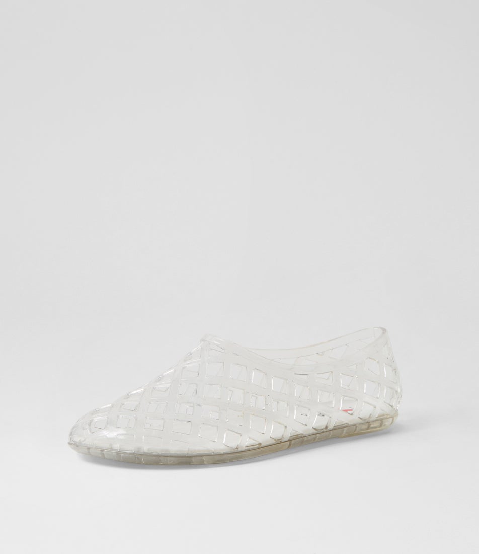 Vantello Clear Jelly Flat Shoes