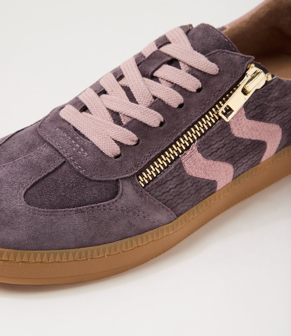 Darcys Dark Plum Multi Sneakers