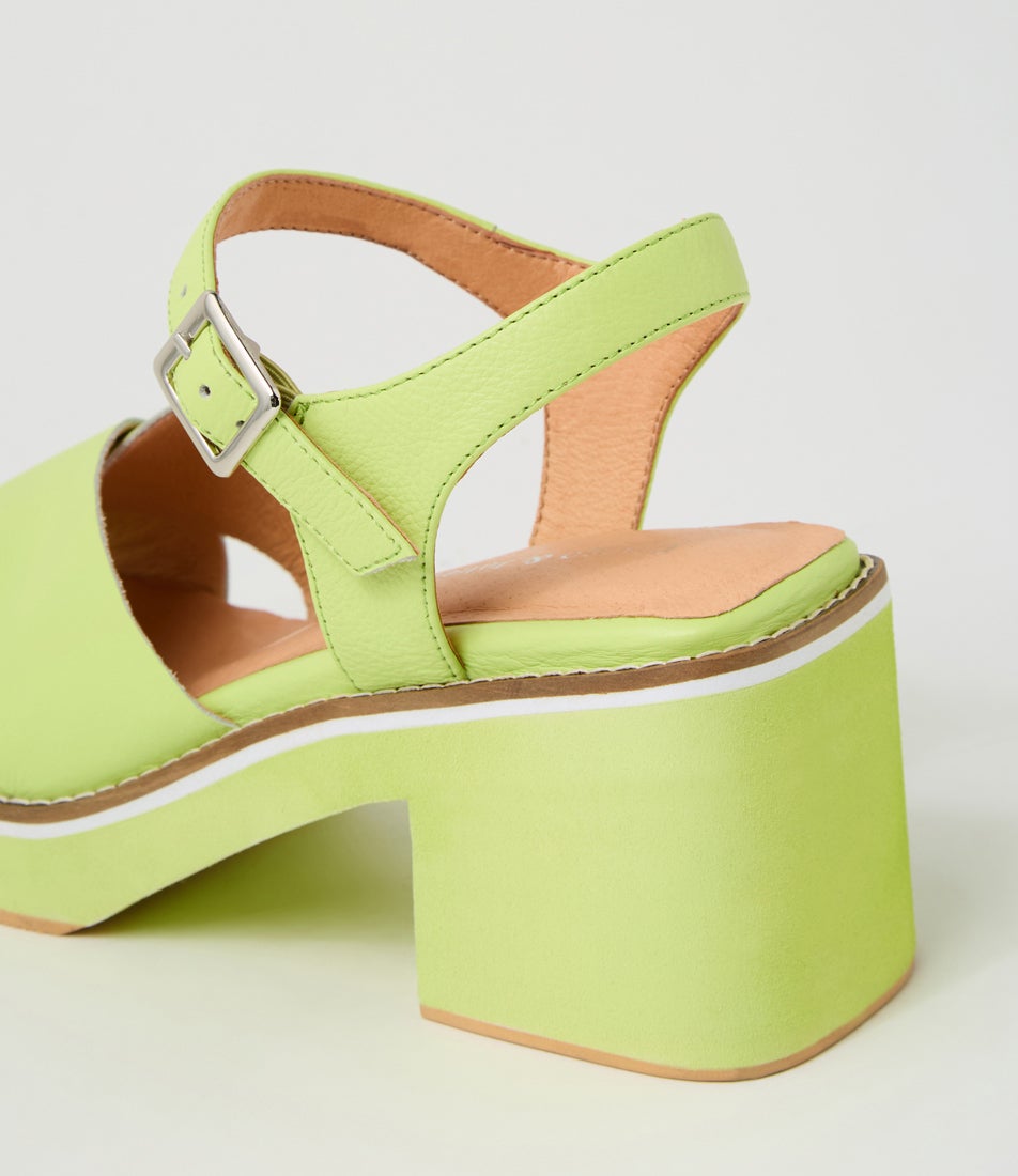 Jemi Light Citrus Leather Sandals