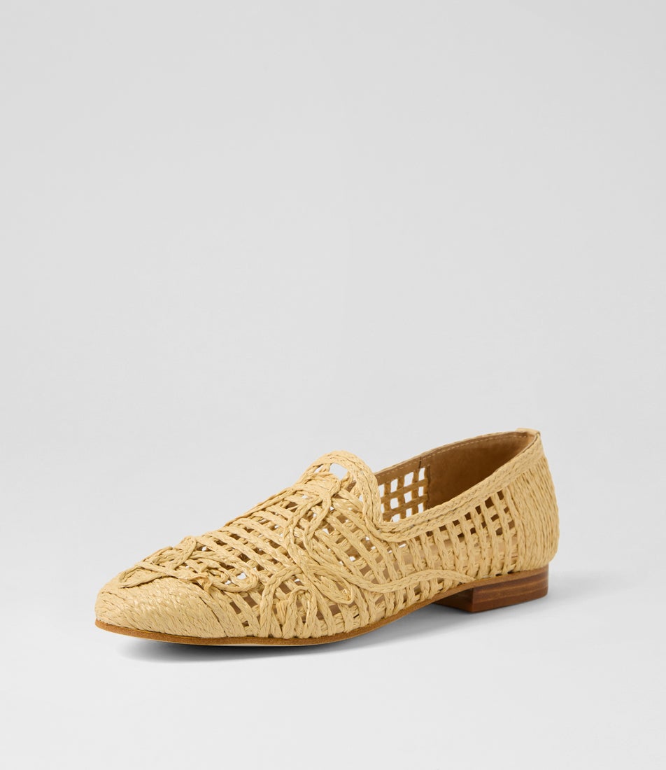 Gifty Natural Fabric Loafers