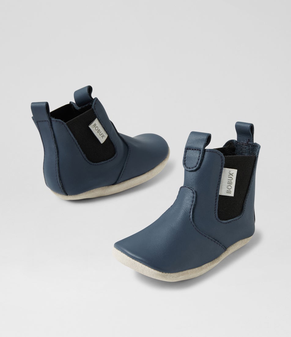 Ss Jodhpur Infant Navy Leather Ankle Boots