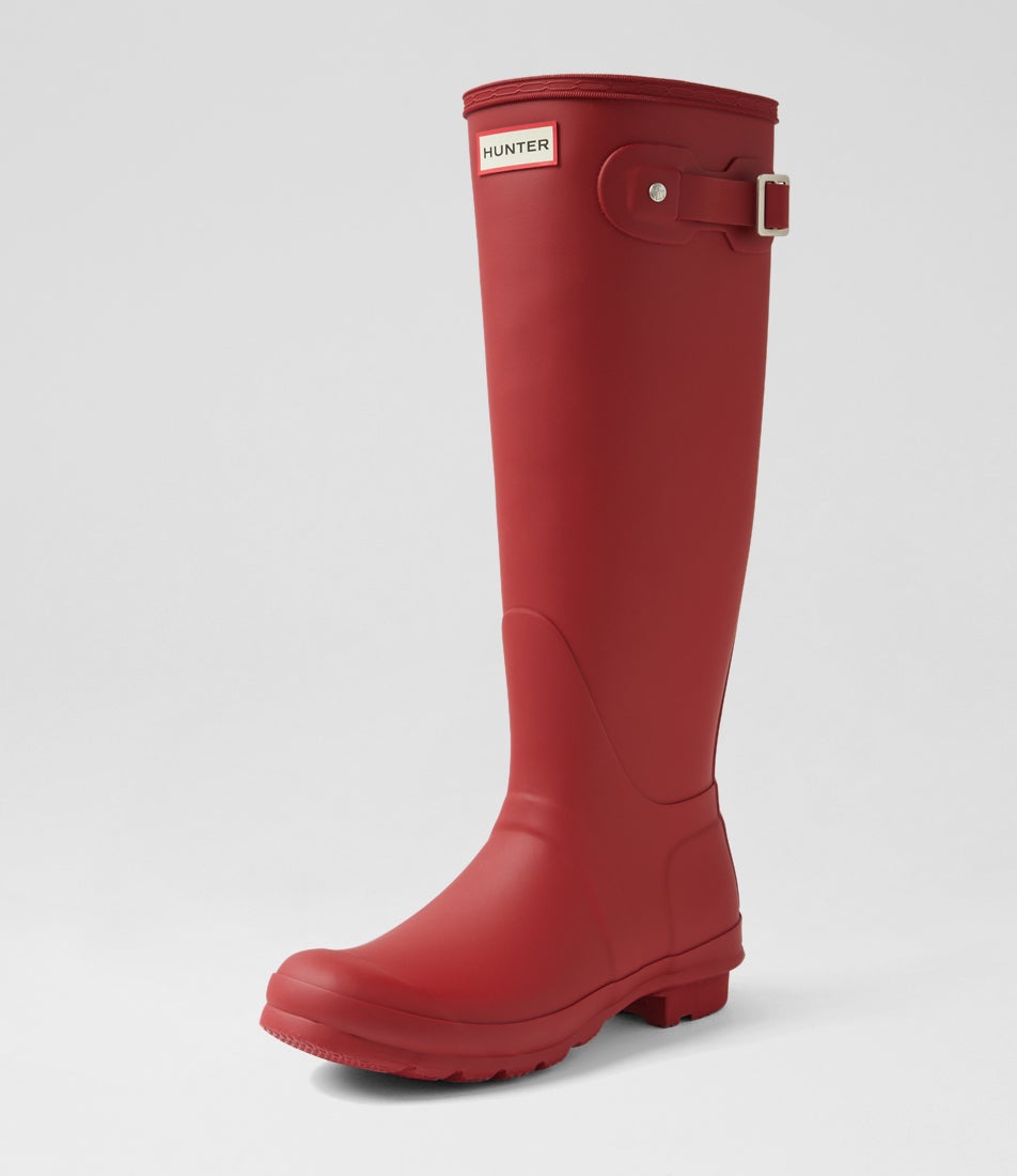 Original Tall Red Rubber Knee High Boots