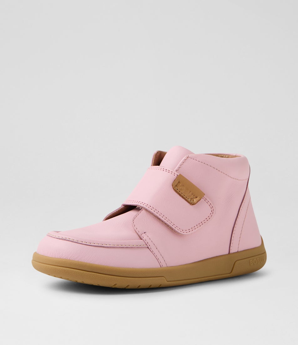 Kp Grover Junior Parfait Pink Leather Ankle Boots