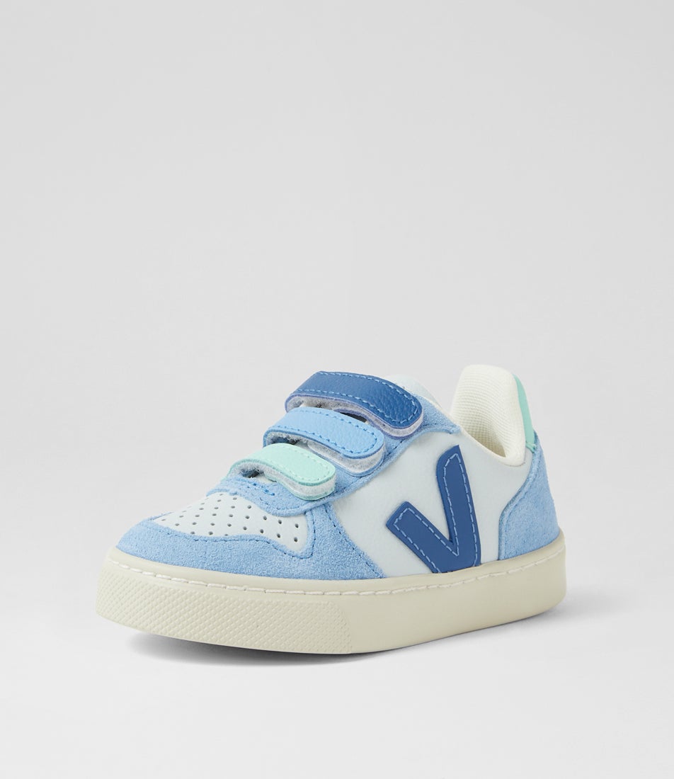 Small V10 Toddler Ice Multi Indigo Leather Sneakers