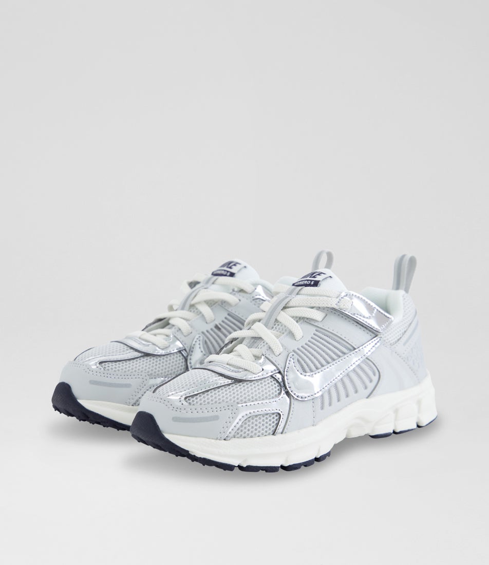 Vomero 5 Junior Silver Fabric Sneakers