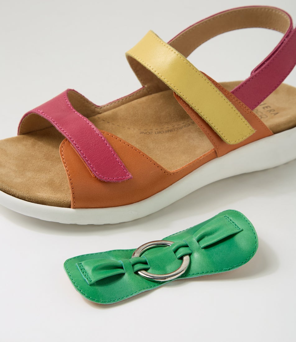 Brisa Xw Bright Multi Leather Sandals