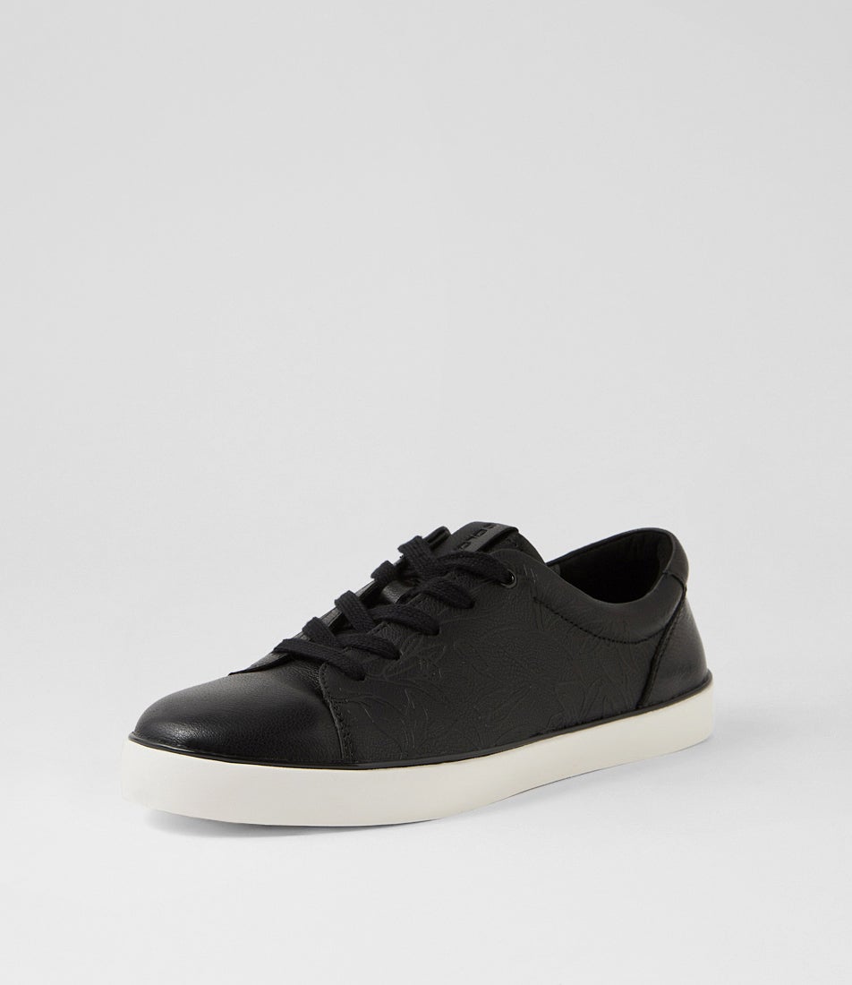 Evita Black Leather Sneakers Evita Black Leather Sneakers