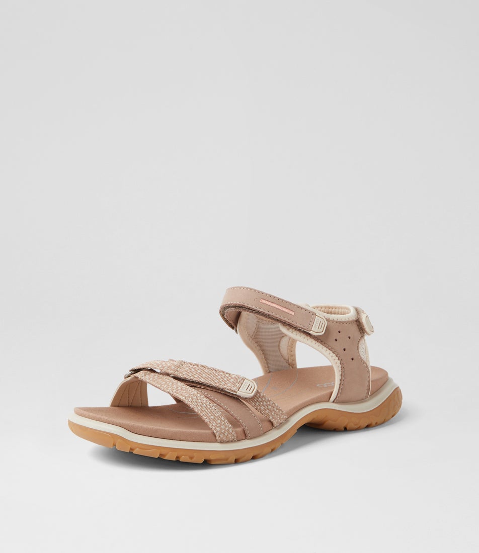 Offroad Roam W Nude Limestone Leather Sandals