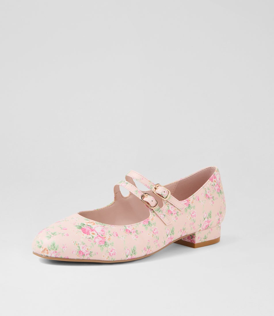 Tombalo Blush Bouquet Flat Shoes