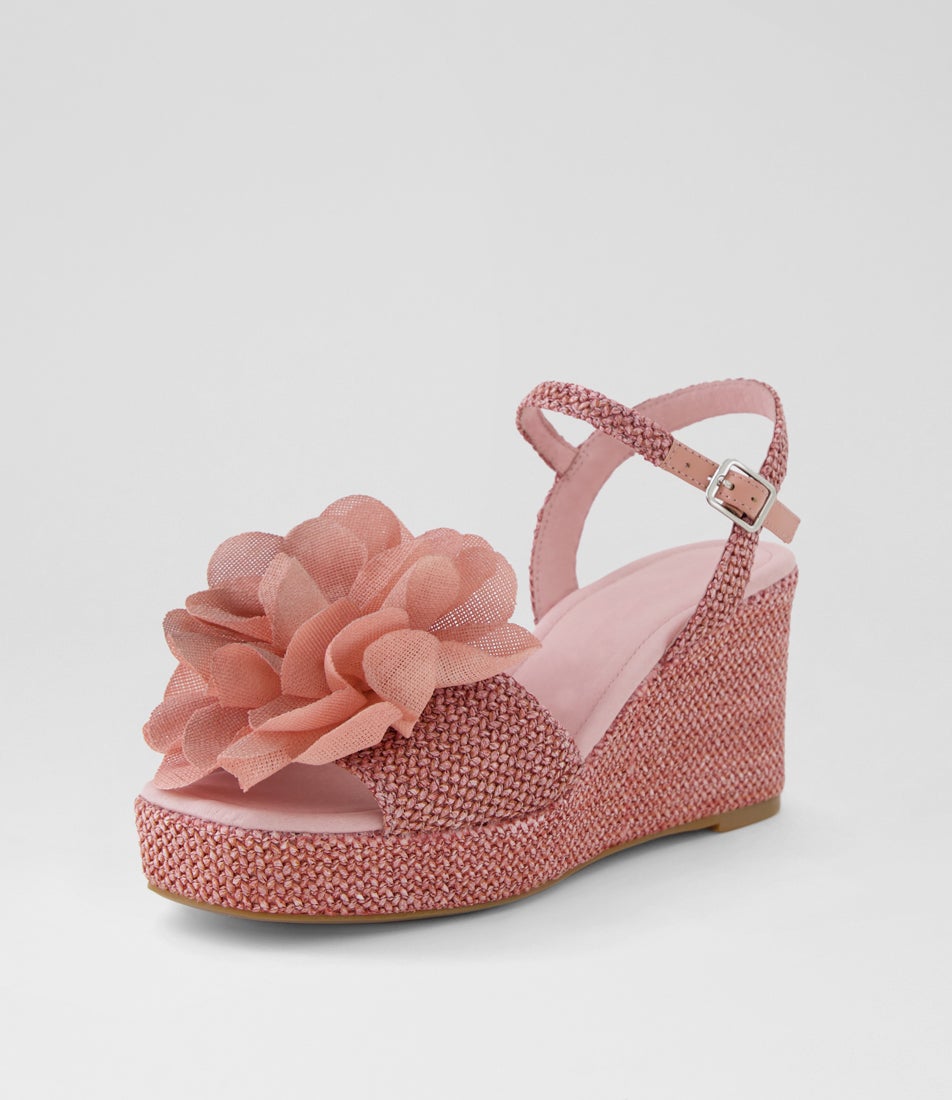 Clove Rose Fabric Sandals