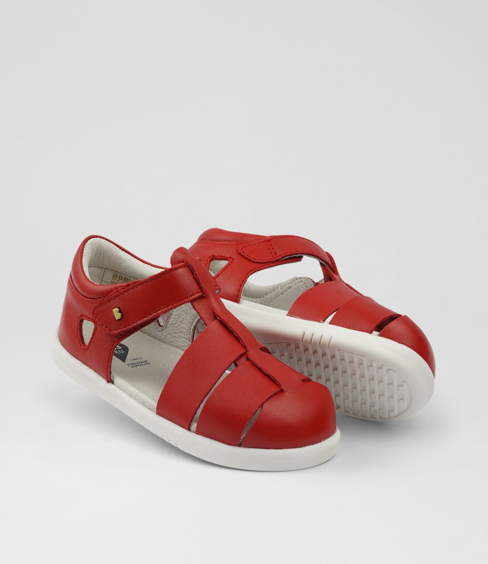 Iw Tidal Toddler Red Leather Sandals